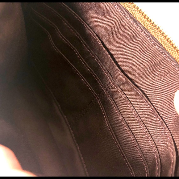 Coach Monogram Canvas Small Shoulder Clutch Bag - Picture 9 of 10